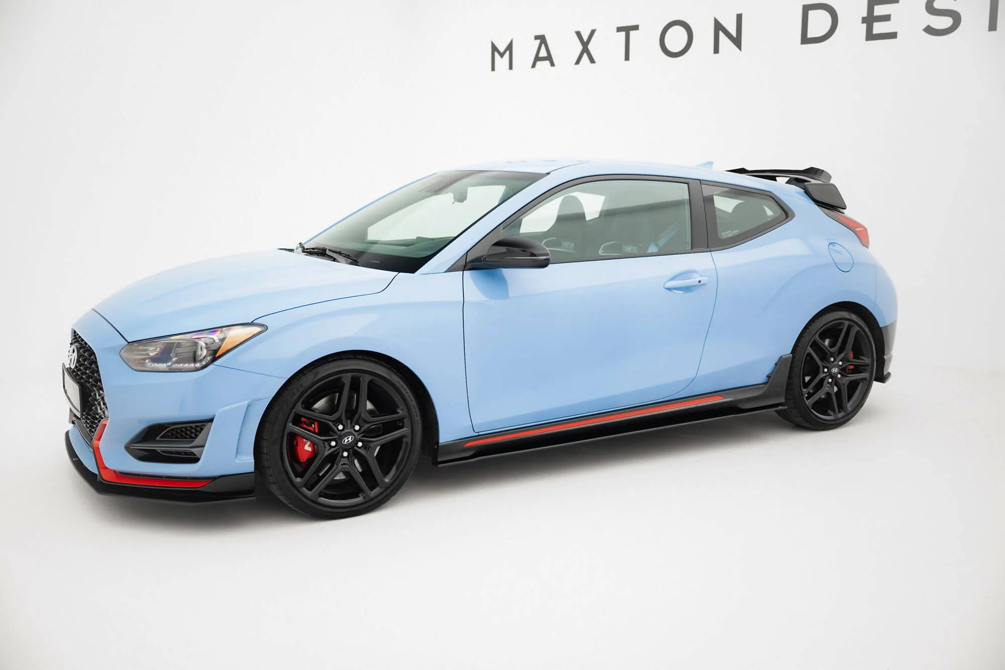 Sideskjørt Hyundai Veloster N II 2018 - 2022 | Street Pro Black Edition – bilde 2