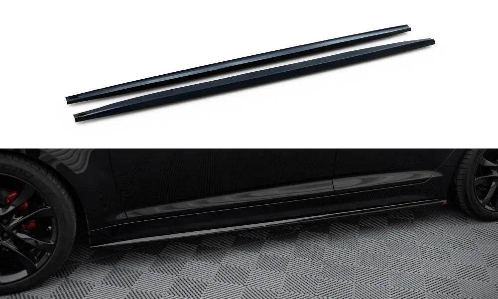 Sideskjørt Kia Optima mk3 2010 - 2013 | Glossy Black Edition – bilde 3