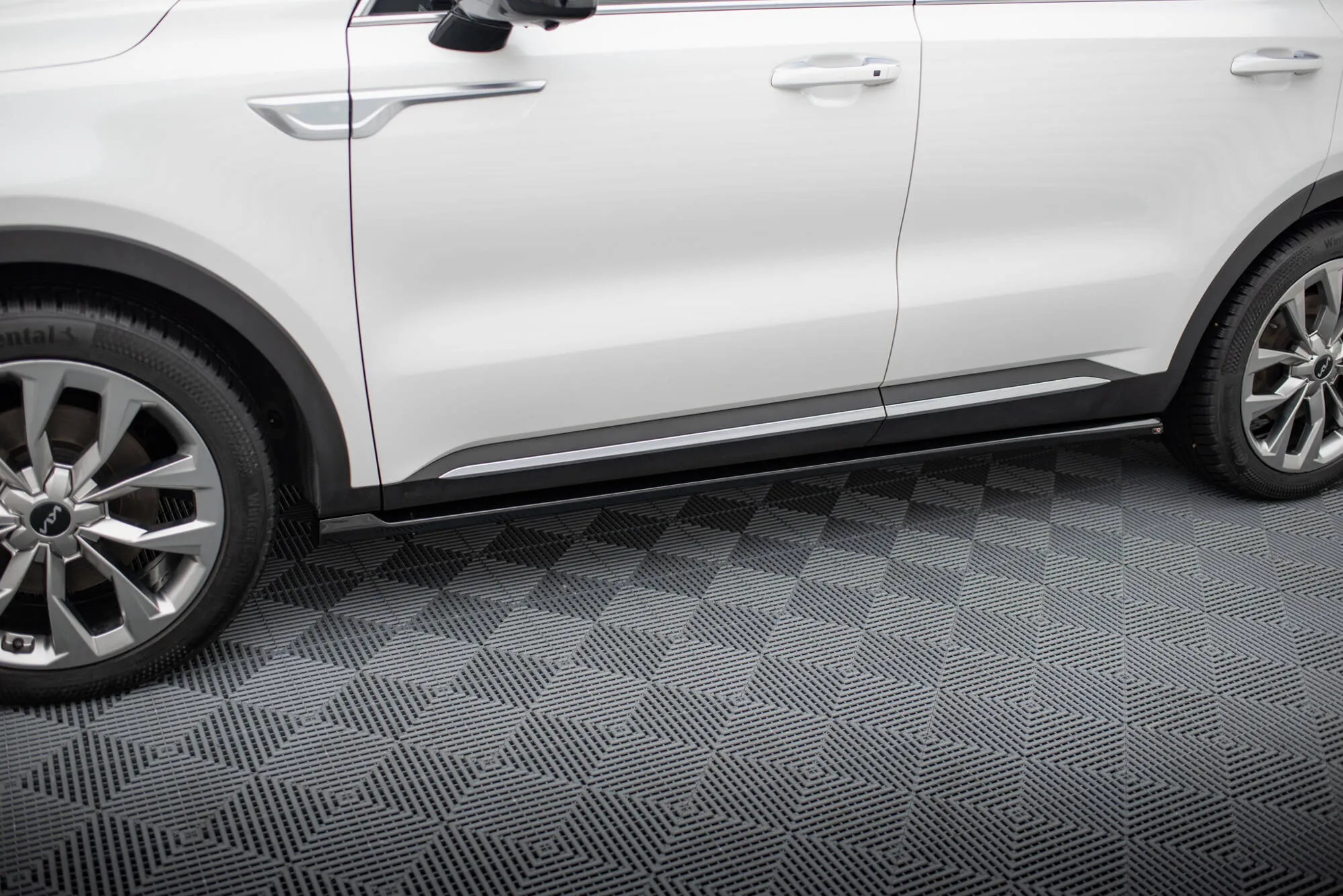 Sideskjørt Kia Sorento Mk4 2020 - 2023 | Glossy Black Edition