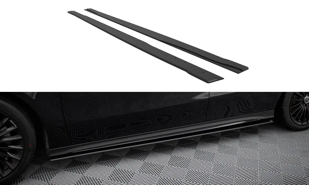 Sideskjørt Mercedes-AMG A35 (W177 / V177) facelift 2023 - > | Street Pro Black Edition – bilde 3