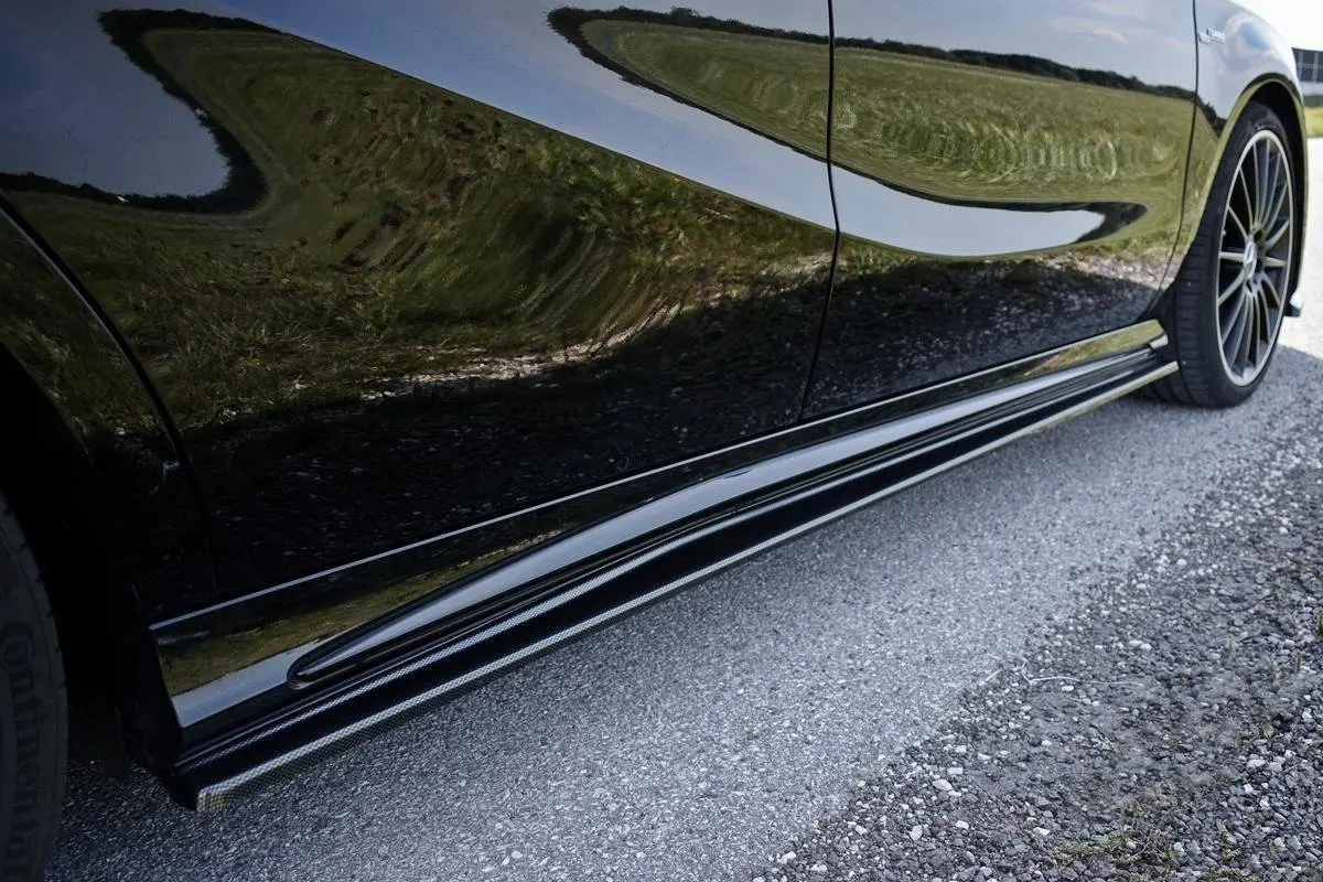 SIDESKJØRT MERCEDES-BENZ A (W176) AMG 2015-2018 / CLA I (C117) AMG-Line 2017-2019 / CLA A45 AMG 2017-2019 – bilde 2