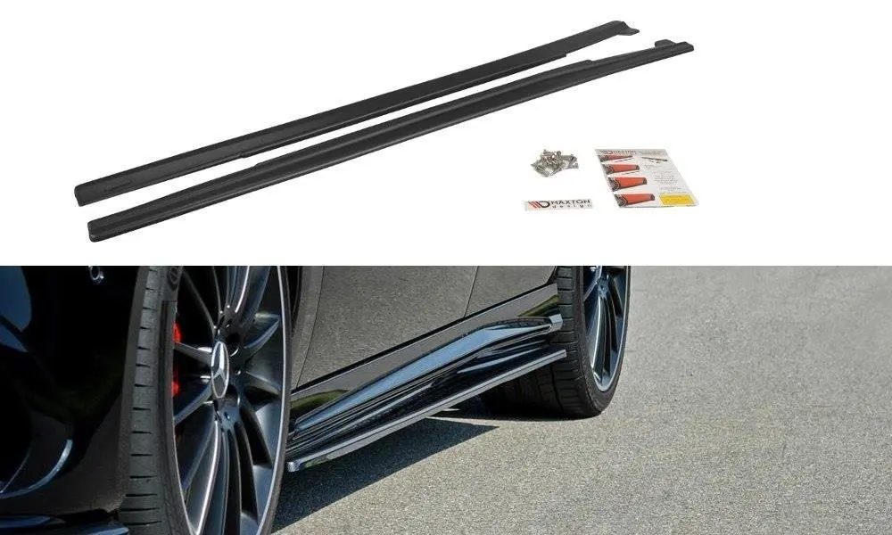 SIDESKJØRT MERCEDES-BENZ A (W176) AMG 2015-2018 / CLA I (C117) AMG-Line 2017-2019 / CLA A45 AMG 2017-2019 – bilde 3