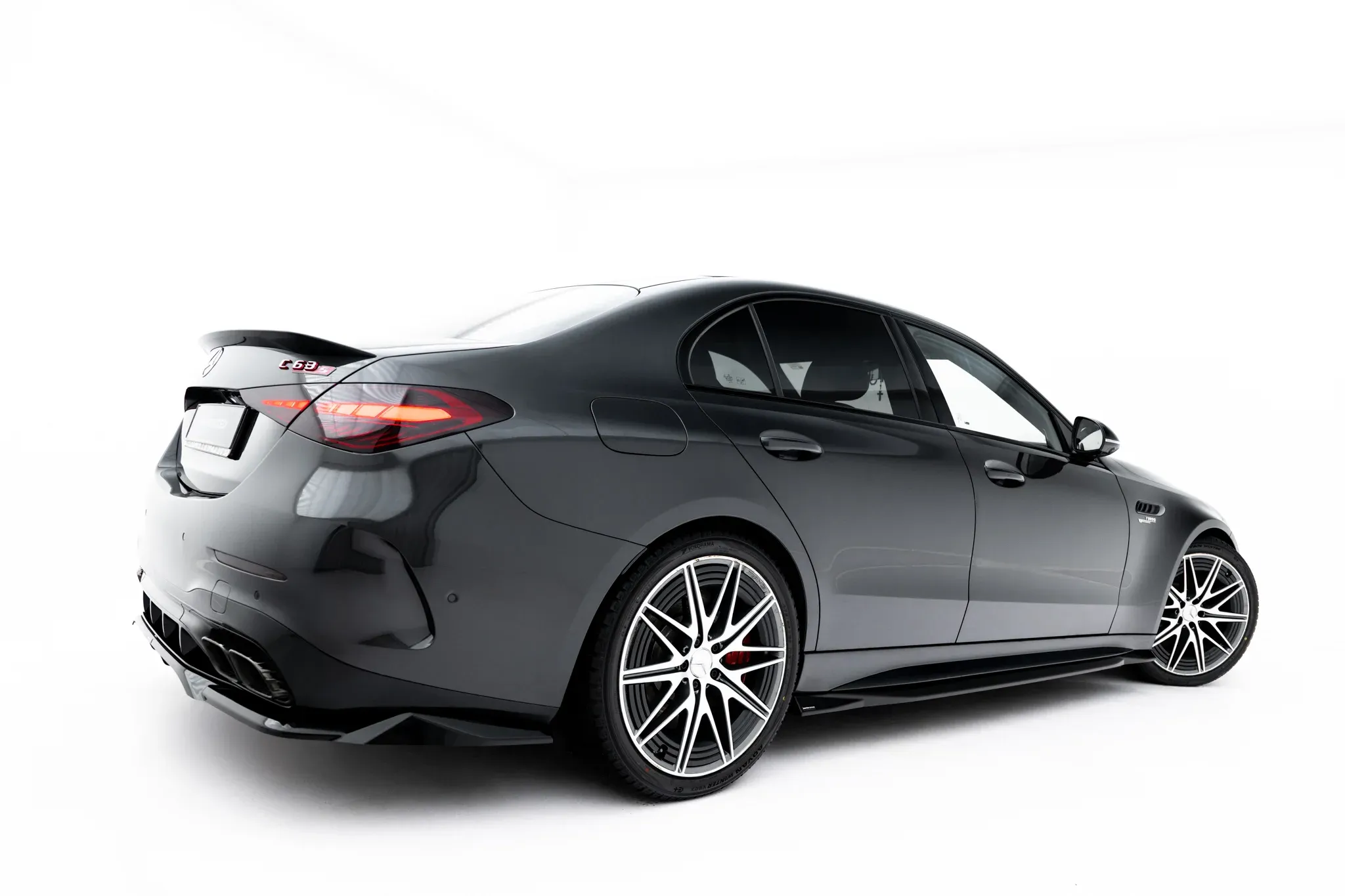 Sideskjørt Mercedes-Benz AMG C63 (S206/W206) 2021 -> | Glossy Black Edition