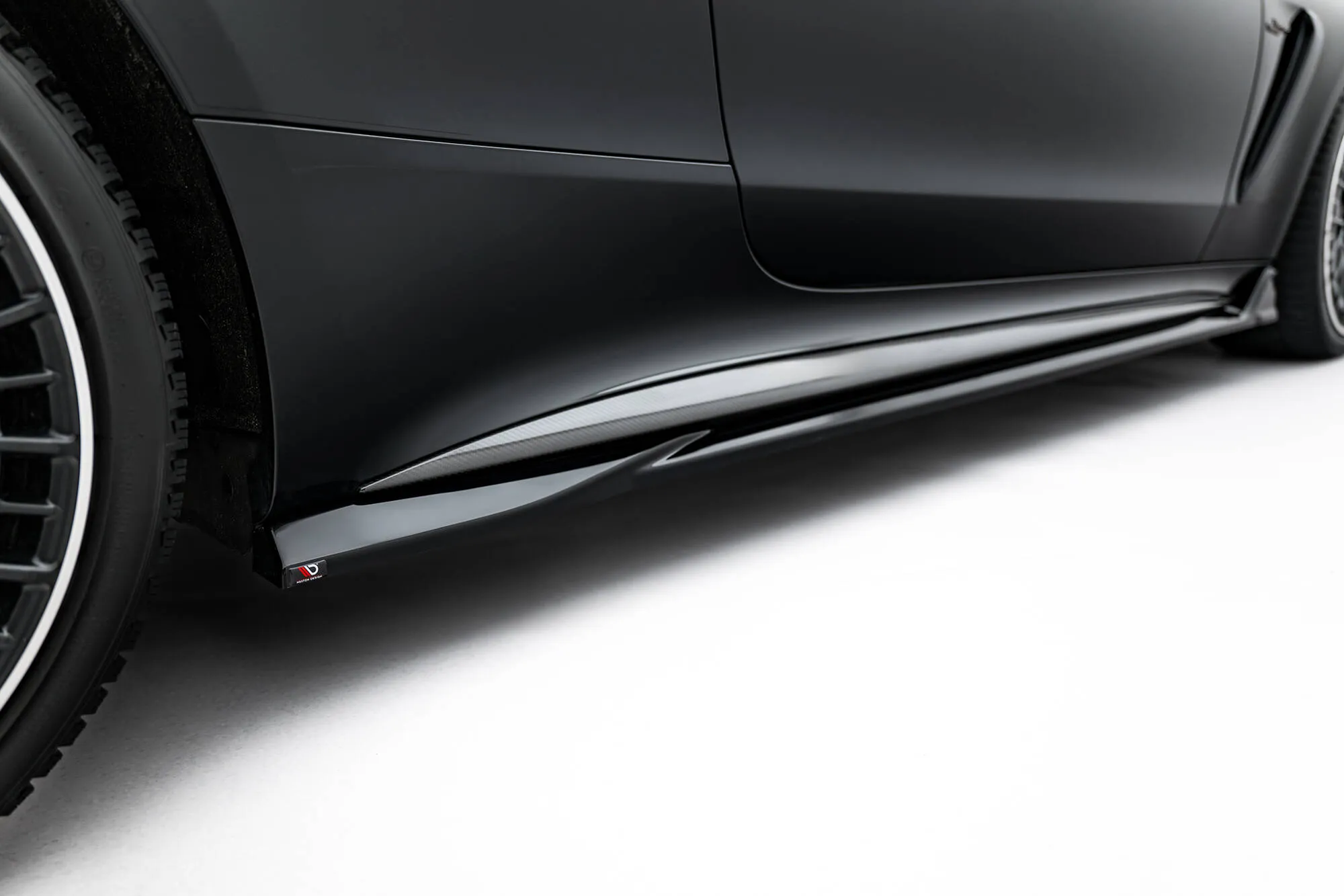Sideskjørt Mercedes-Benz AMG Cle 53 (C236) 2023 -> | Glossy Black Edition – bilde 2
