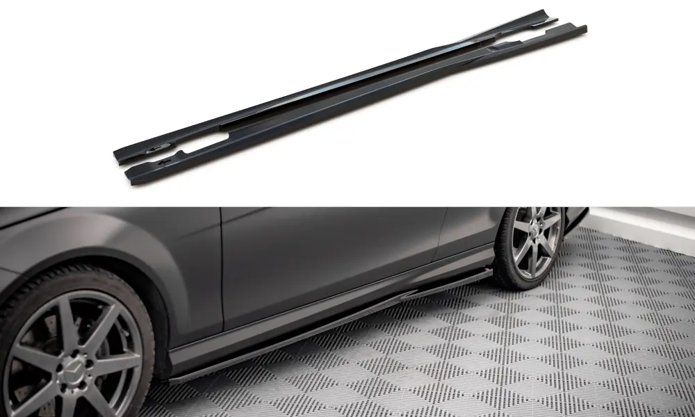 SIDESKJØRT Mercedes-Benz C (C204) coupe AMG-Line 2011-2014 – bilde 2