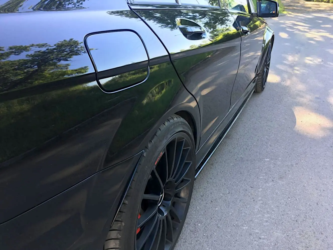 SIDESKJØRT MERCEDES-BENZ C (W204, S204, C204) AMG C63  2011-2014
