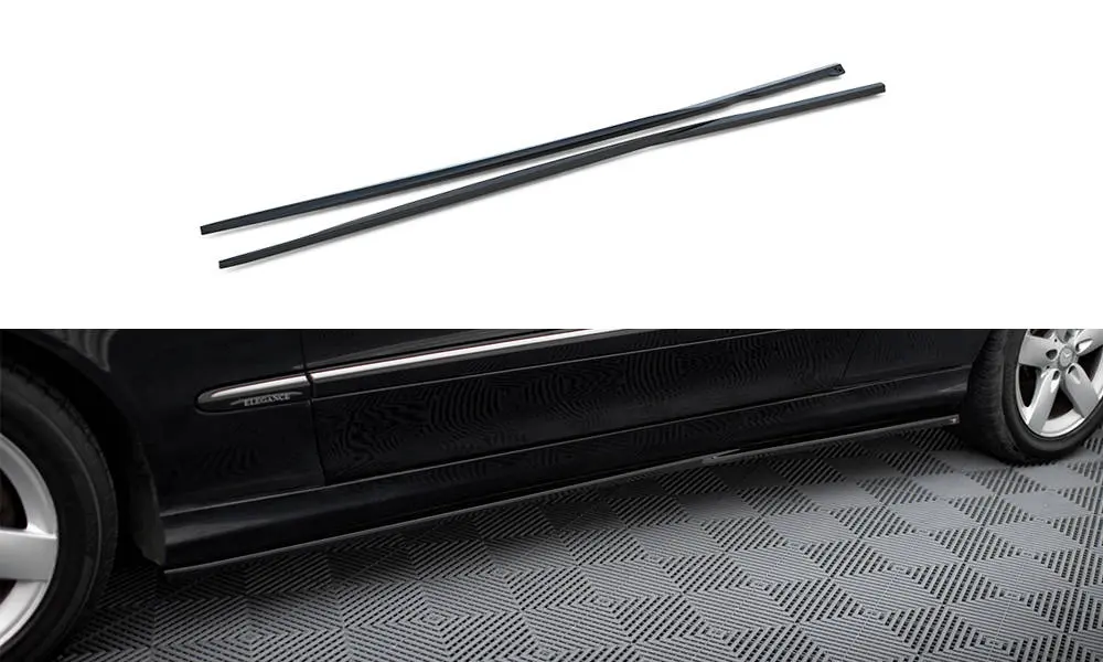 Sideskjørt Mercedes-Benz CLK (C209 / A209) 2002-2005 | Glossy Black Edition – bilde 3