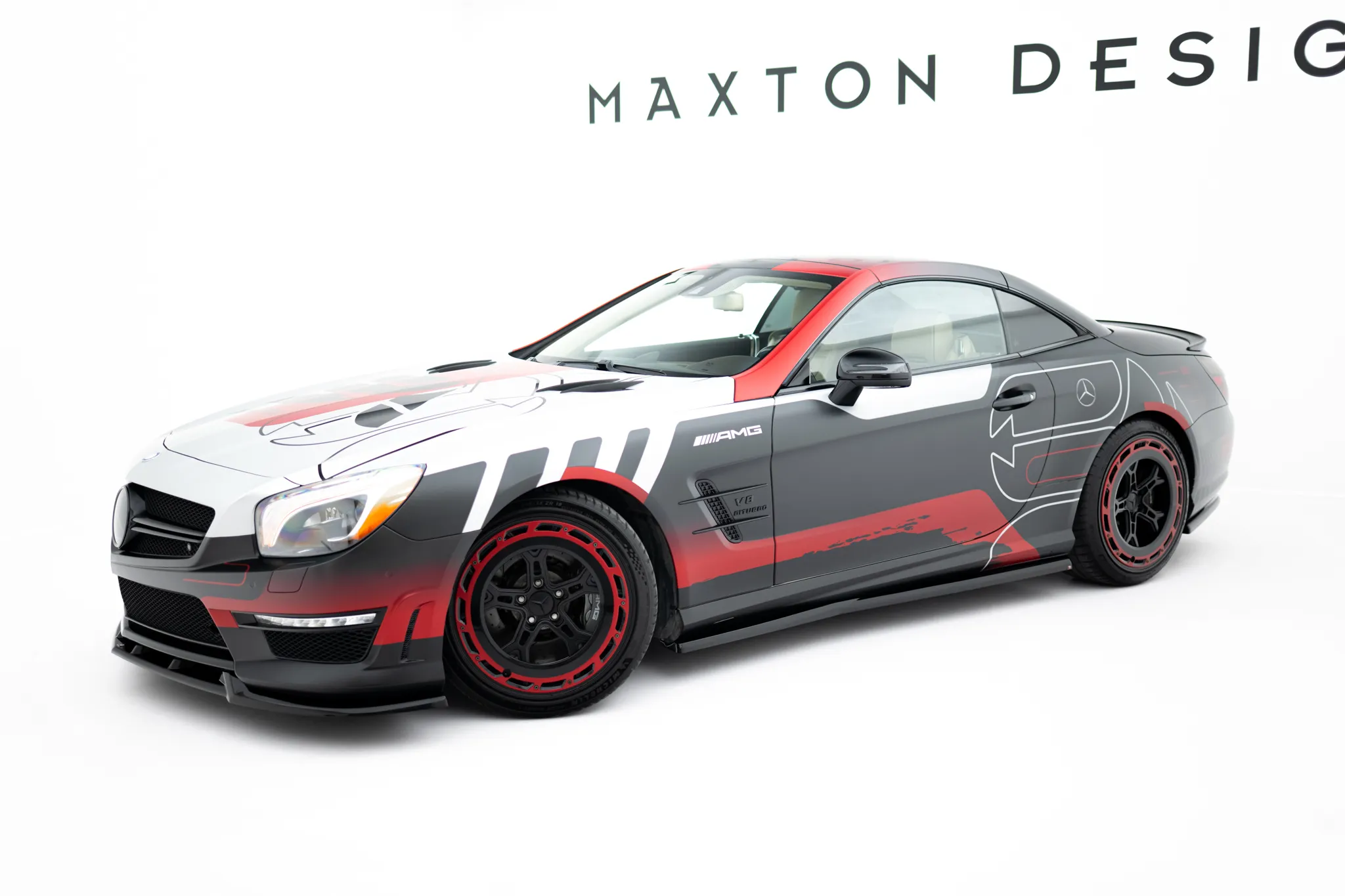 Sideskjørt Mercedes-Benz SL 63 AMG (R231) 2012 - 2016 | Glossy Black Edition – bilde 3