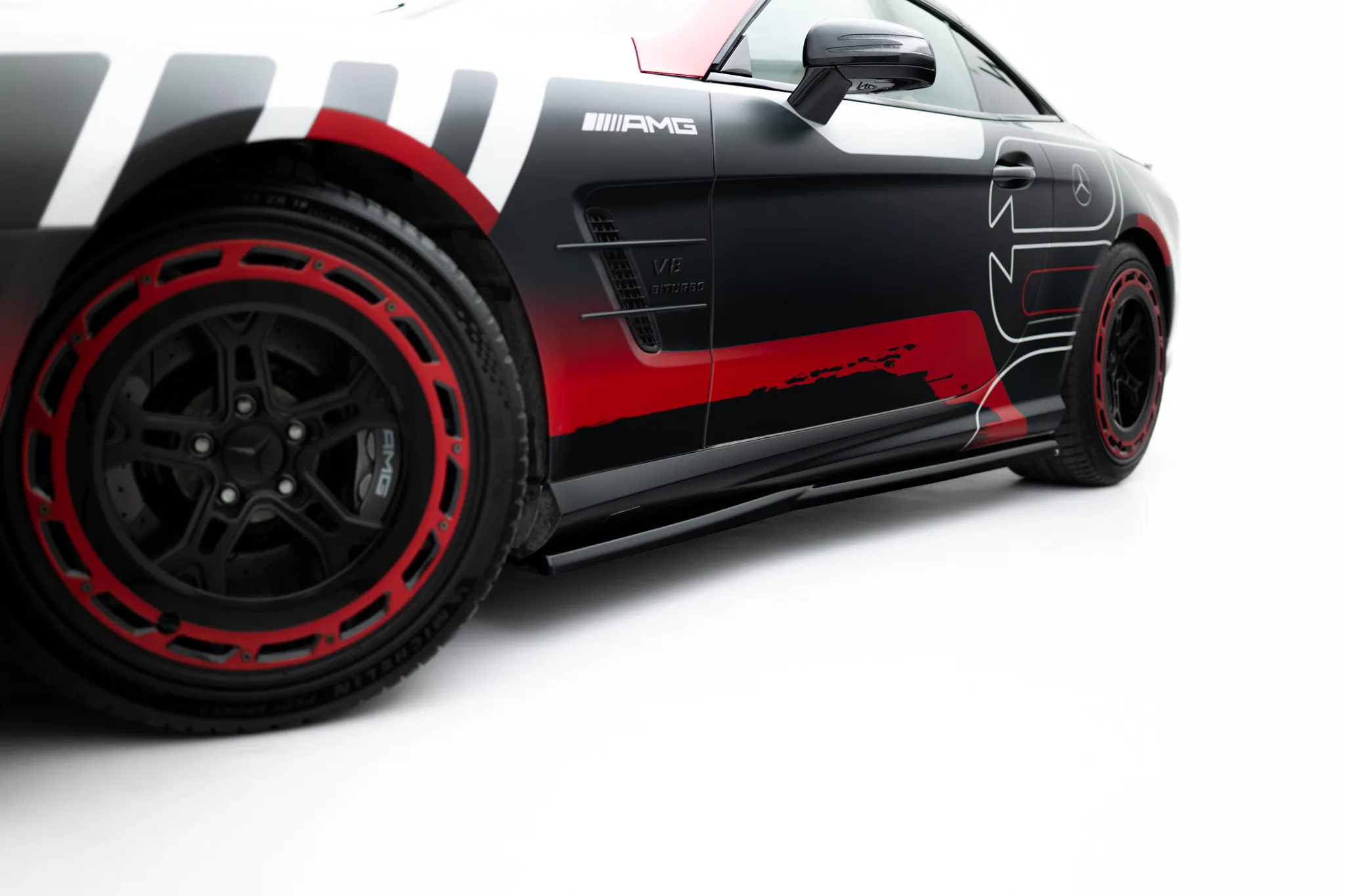 Sideskjørt Mercedes-Benz SL 63 AMG (R231) 2012 - 2016 | Glossy Black Edition – bilde 4