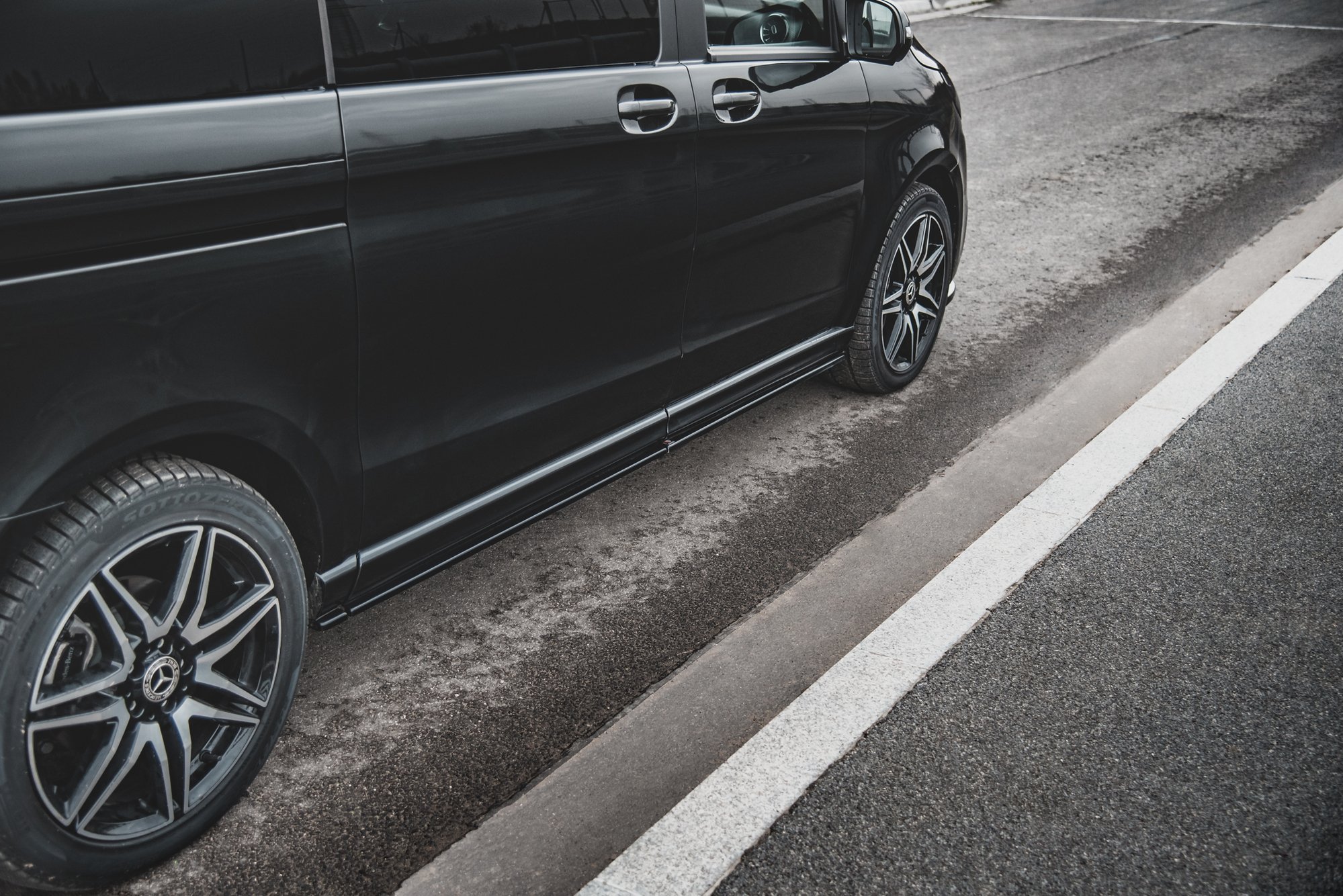 Sideskjørt Mercedes-Benz V-Class (W447) AMG-Line 2019 -> │ Long – bilde 4