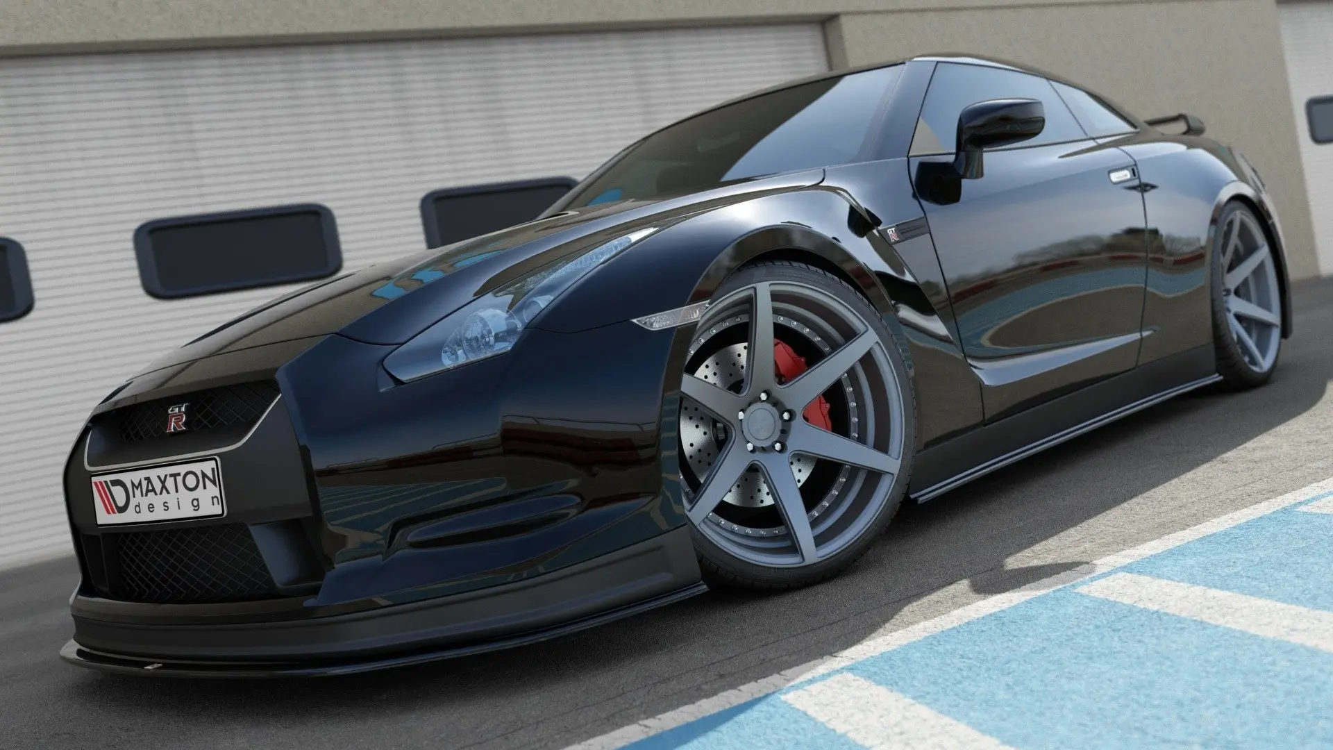 SIDESKJØRT NISSAN GT-R 2007-2010 (R35-SERIES) – bilde 4