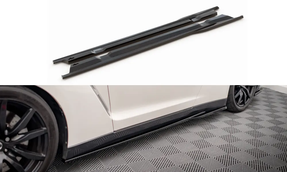 SIDESKJØRT NISSAN GT-R R35 2011-2016 – bilde 3