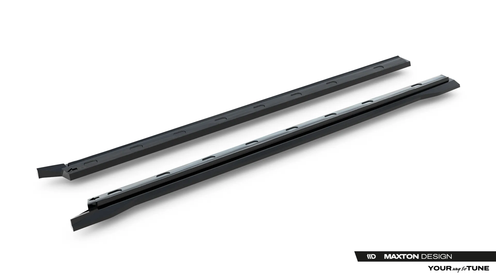Sideskjørt Omoda 9 (Mk1) 2025-2026 | Glossy Black Edition