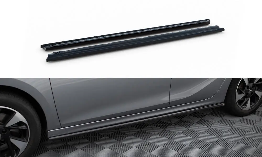 Sideskjørt Opel Corsa F / Corsa-e 2019 -> | Glossy Black Edition – bilde 2