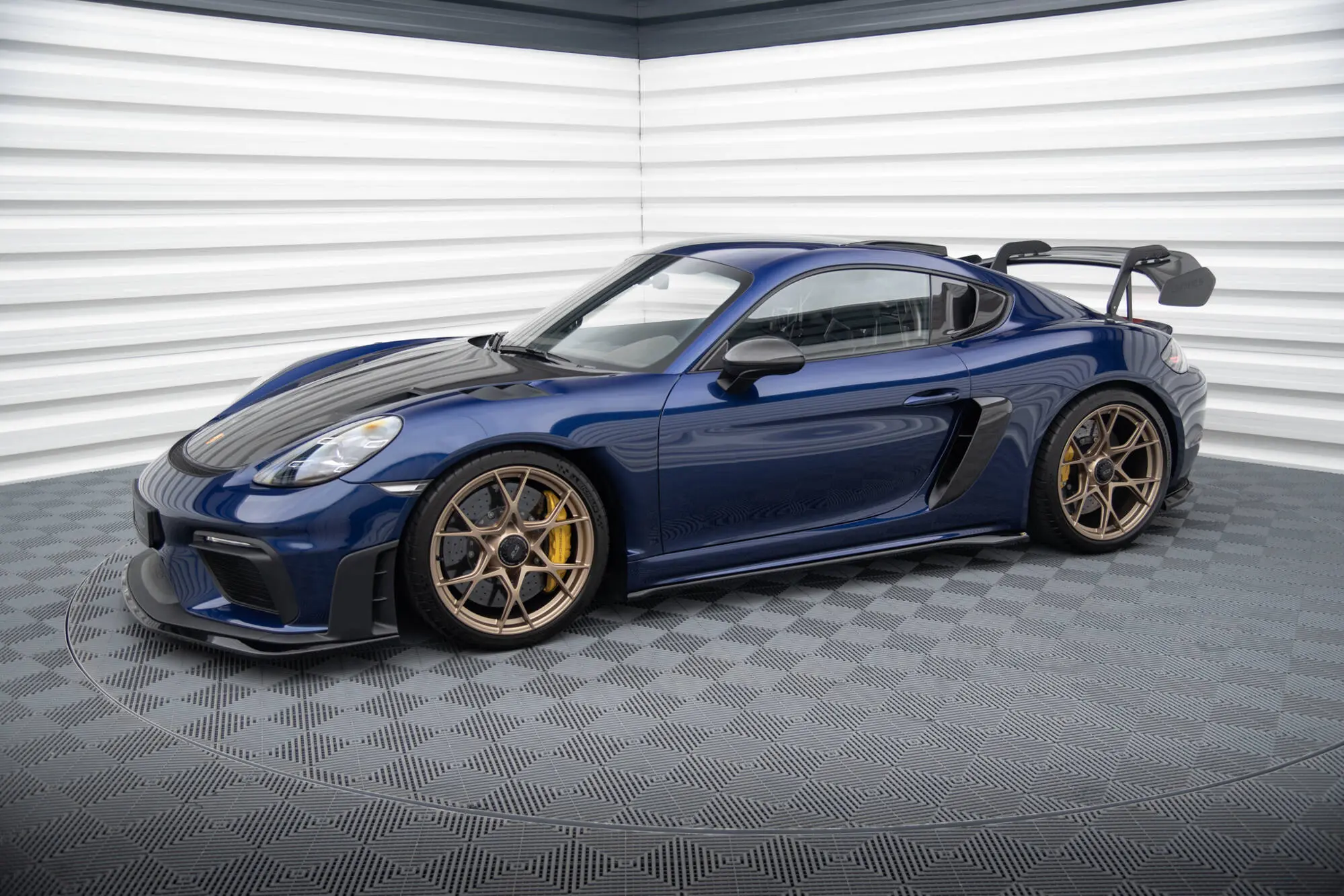 Sideskjørt Porsche 718 Cayman GT4 RS (982c) 2021 - > | Glossy Black Edition – bilde 4