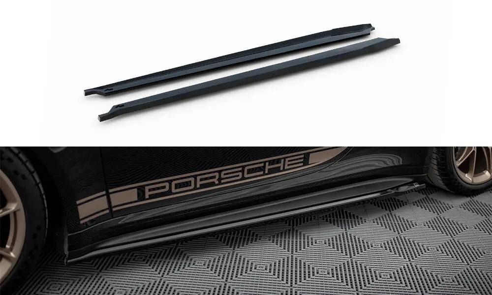 Sideskjørt Porsche 911 (992) GT3 2021 - > | Glossy Black Edition – bilde 3