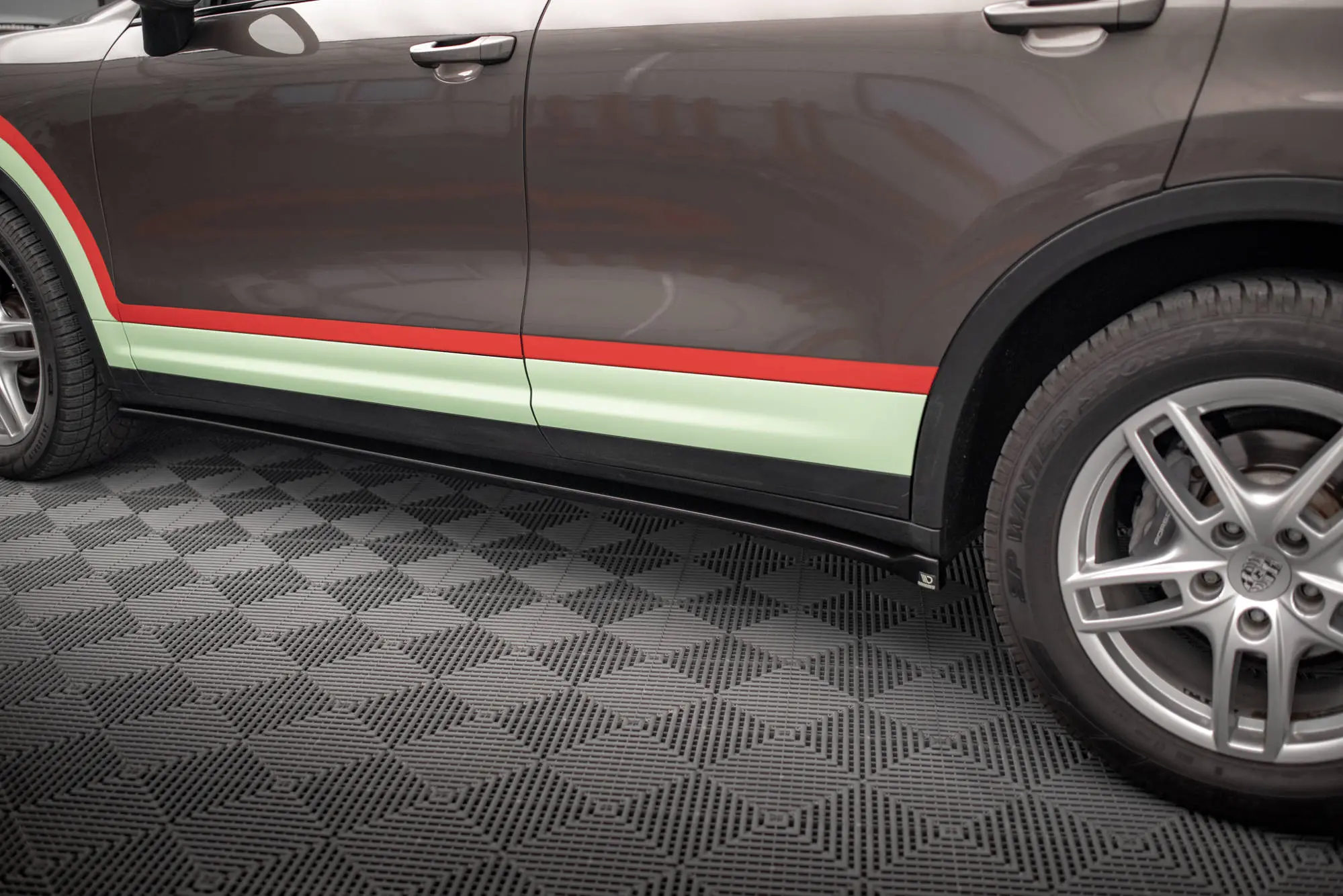 Sideskjørt Porsche Cayenne II (92A) 2010 - 2014