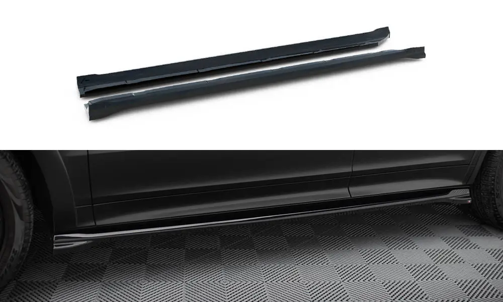 Sideskjørt Porsche Cayenne III (9YA) Sport Design 2017 - 2023 | Glossy Black Edition – bilde 3