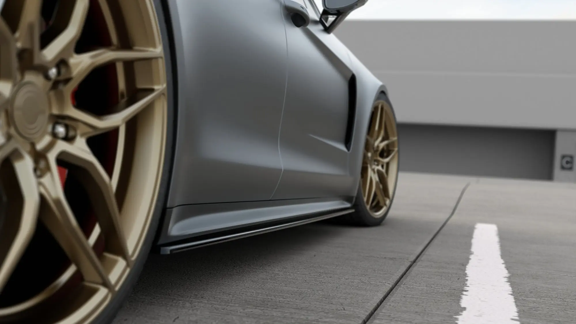 SIDESKJØRT PORSCHE PANAMERA GTS (971) 2019 - 2023