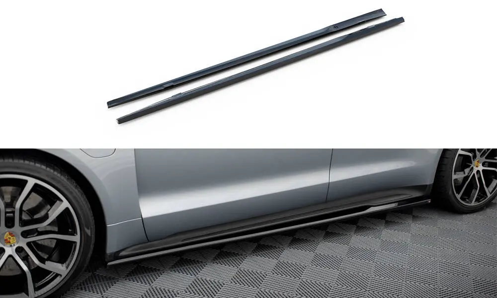 Sideskjørt Porsche Taycan 2019 ->  | Black Edition