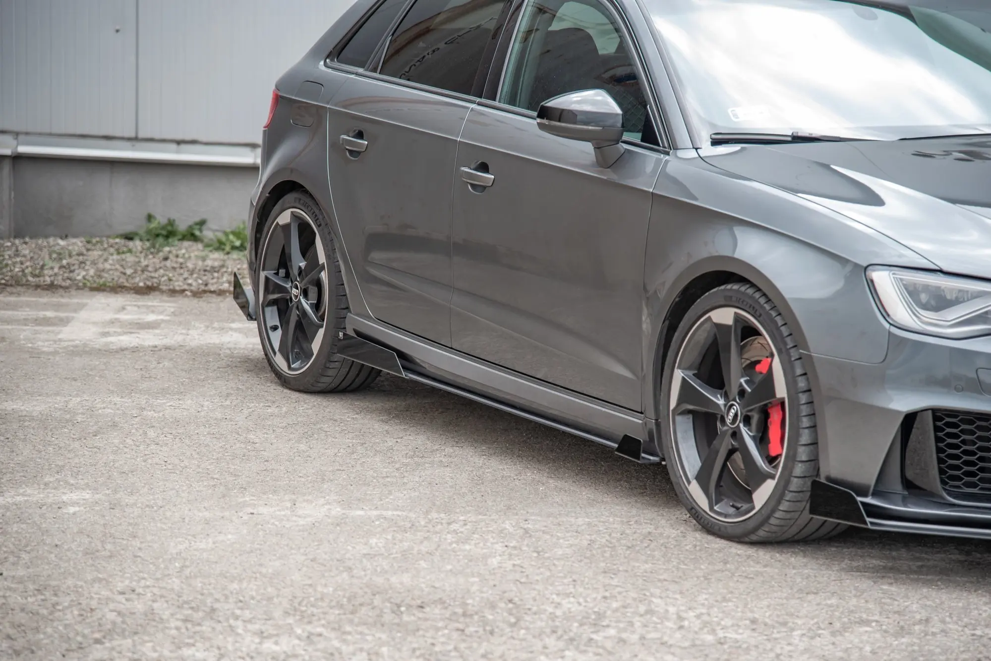 SIDESKJØRT RACING DURABILITY + SIDESPLITTERS AUDI  RS3 8V SPORTBACK 2013-2020 – bilde 4