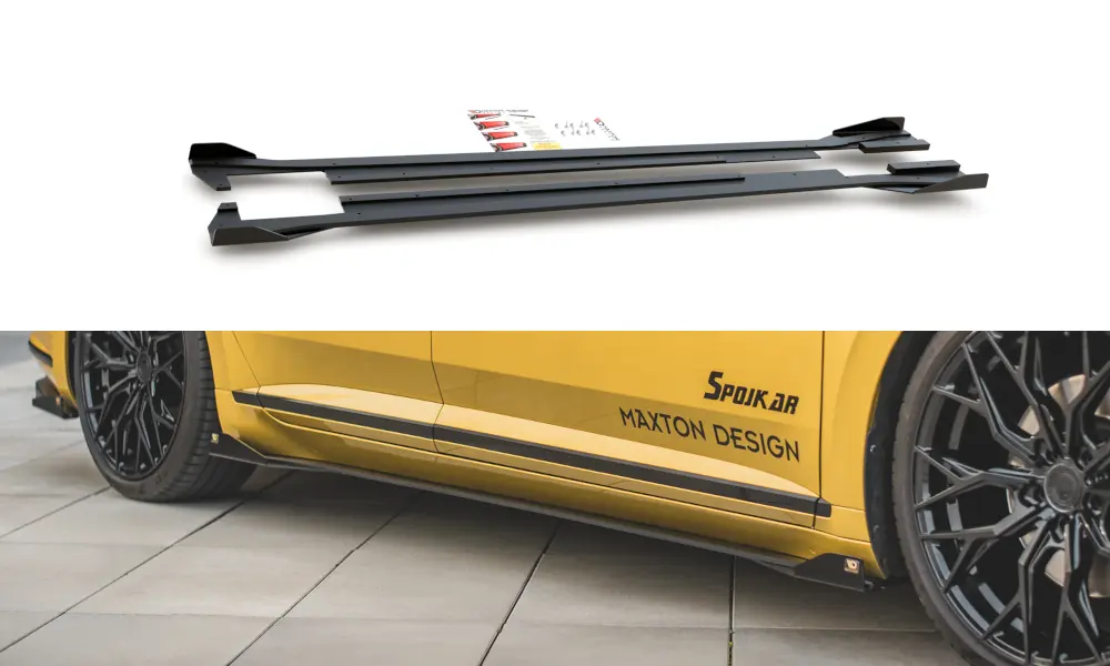 SIDESKJØRT RACING DURABILITY +SIDESPLITTERS VW ARTEON R-LINE 2017 - 2025 – bilde 3