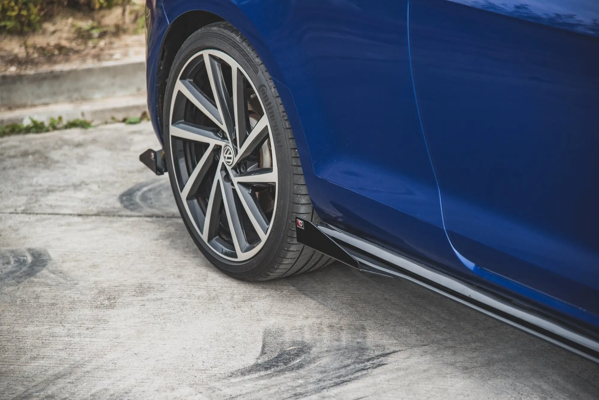 SIDESKJØRT RACING DURABILITY +SIDESPLITTERS VW Golf MK7 R / R-Line 2017-2020