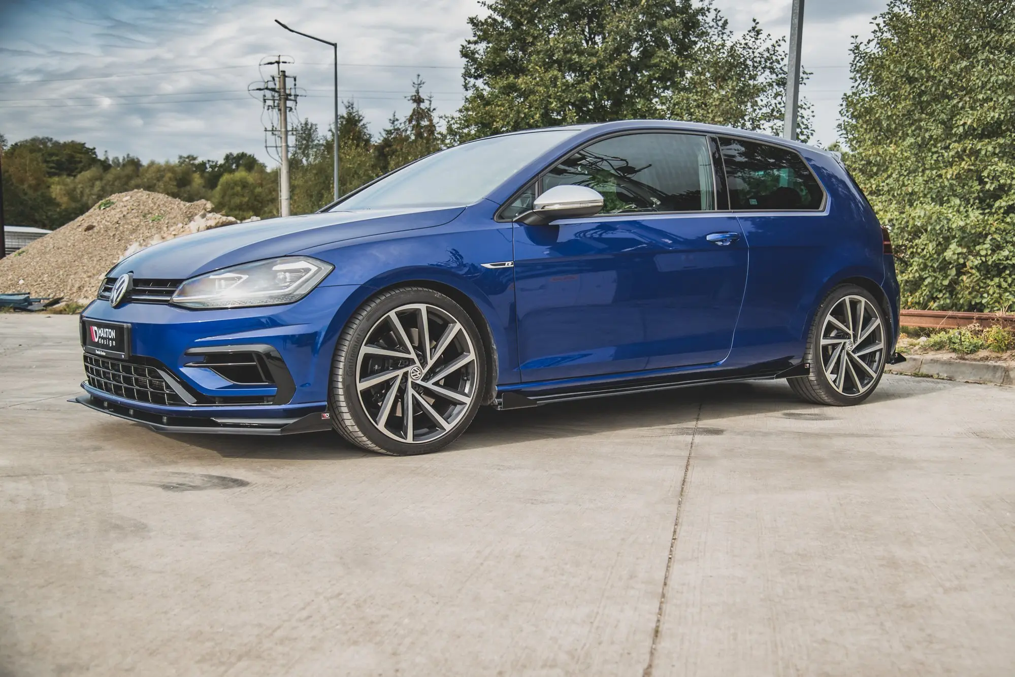 SIDESKJØRT RACING DURABILITY +SIDESPLITTERS VW Golf MK7 R / R-Line 2017-2020 – bilde 5