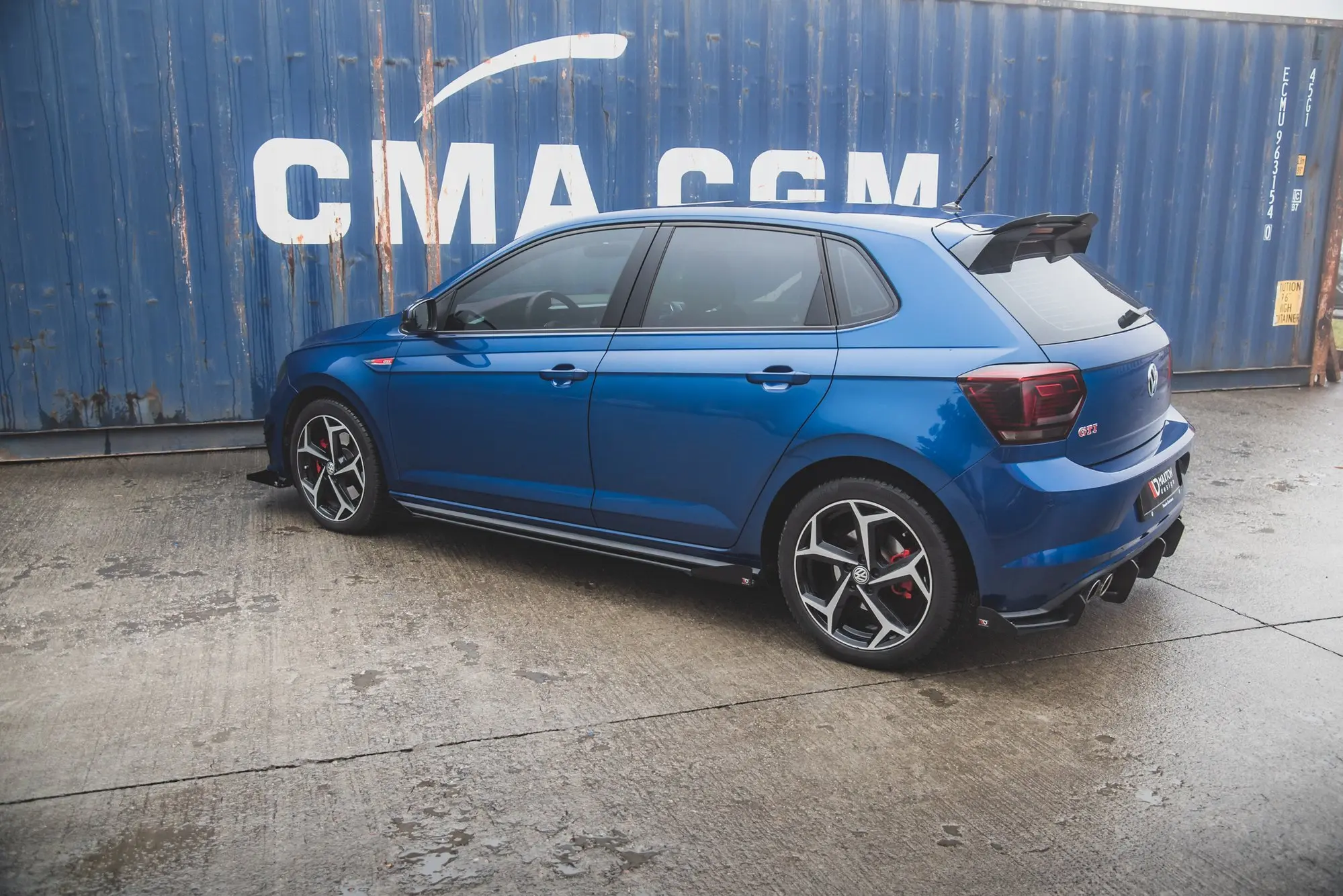 SIDESKJØRT RACING DURABILITY +SIDESPLITTERS VW POLO GTI MK6 2017-2021 – bilde 5