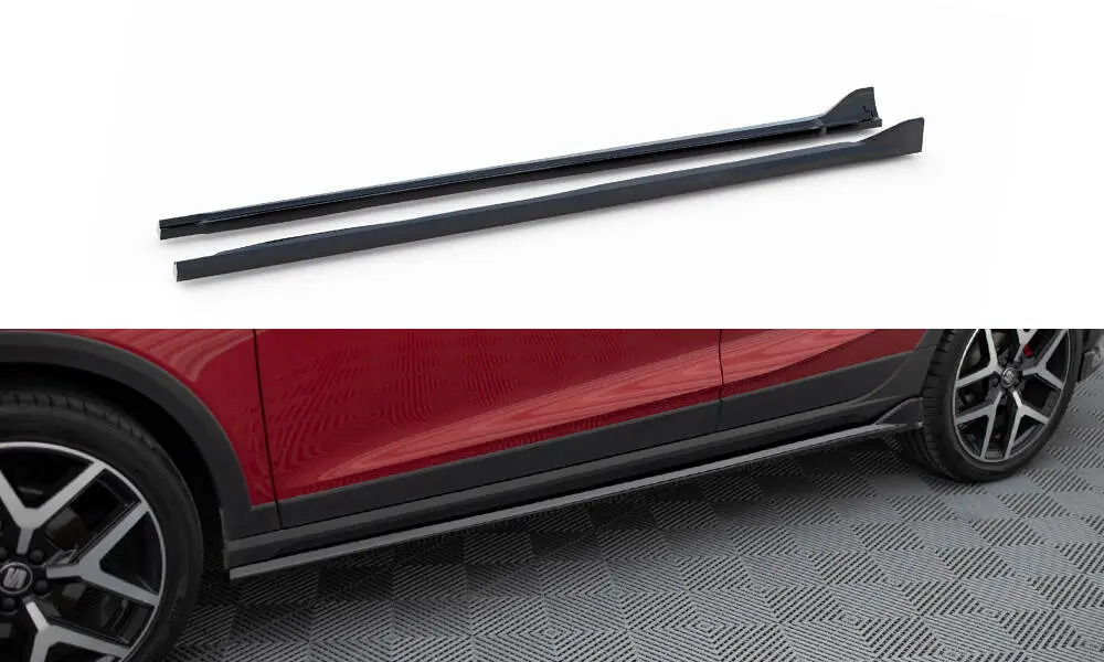 Sideskjørt Seat Arona mk1 FR 2017 - 2021 | Glossy Black Edition – bilde 3