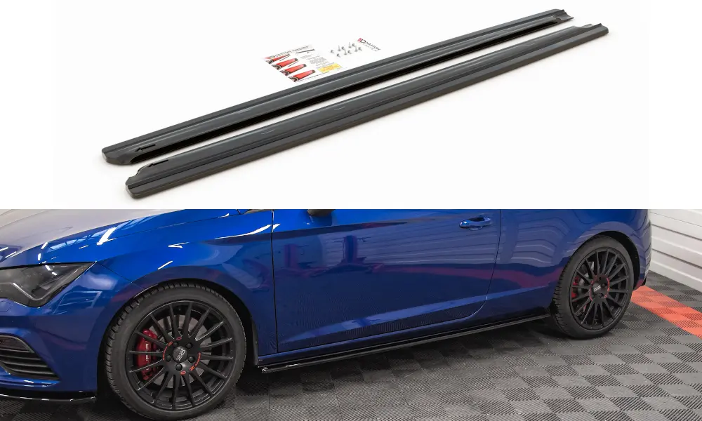 SIDESKJØRT Seat Leon mk3 FR SC 2013-2018 / Seat Leon mk3 Cupra SC 2014-2019 – bilde 2