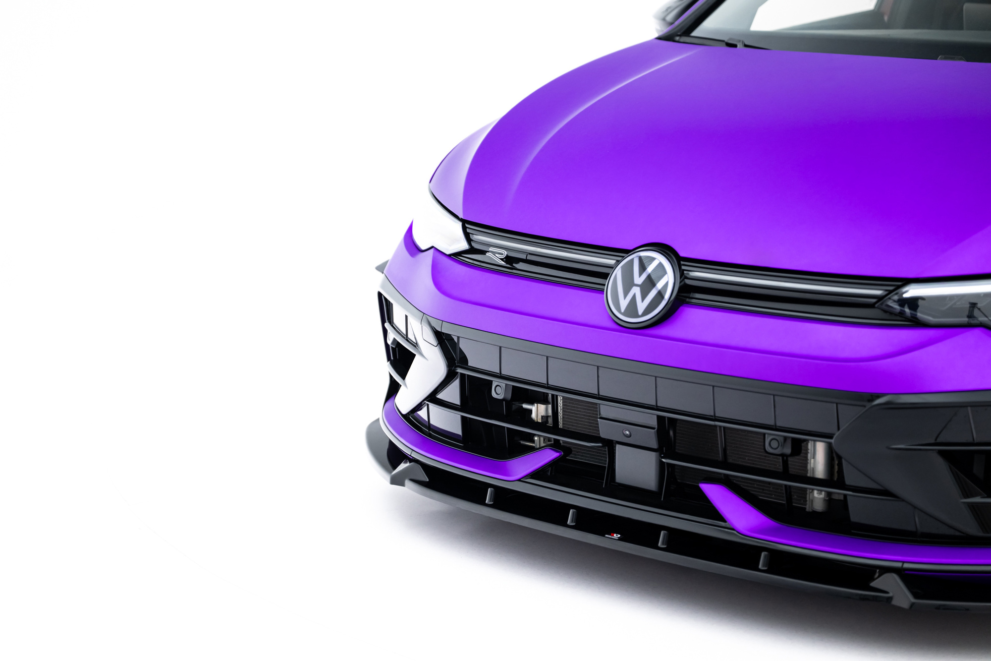 Sideskjørt Splitters + Frontspoiler Volkswagen Golf R VIII Facelift 2024 -> | Sport Glossy Black Edition V3 – bilde 4