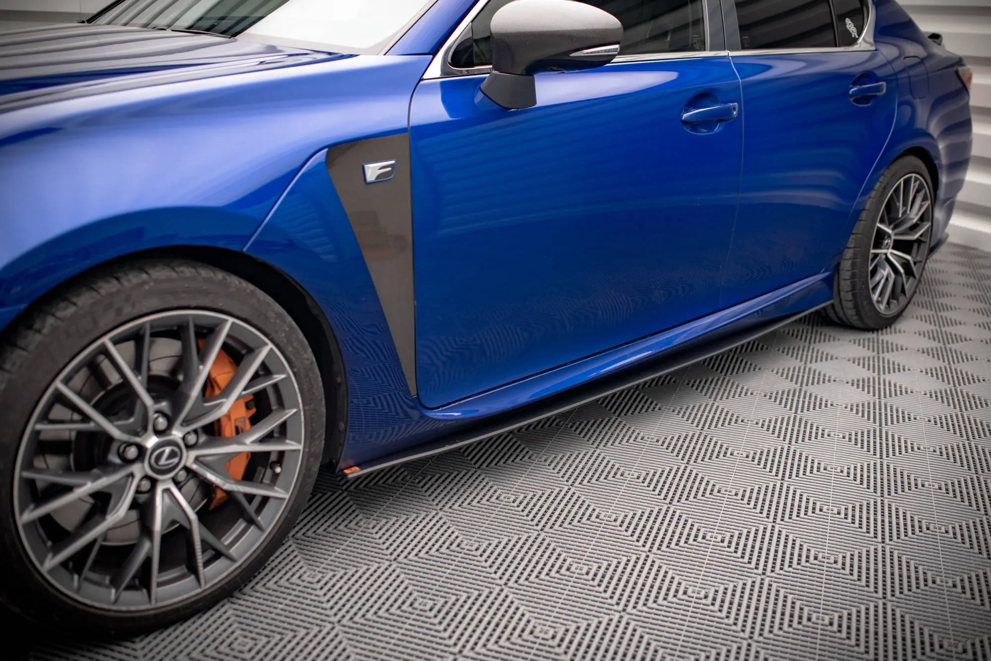 Sideskjørt Street Pro Diffuser Lexus GS F IV Facelift 2015 - 2020