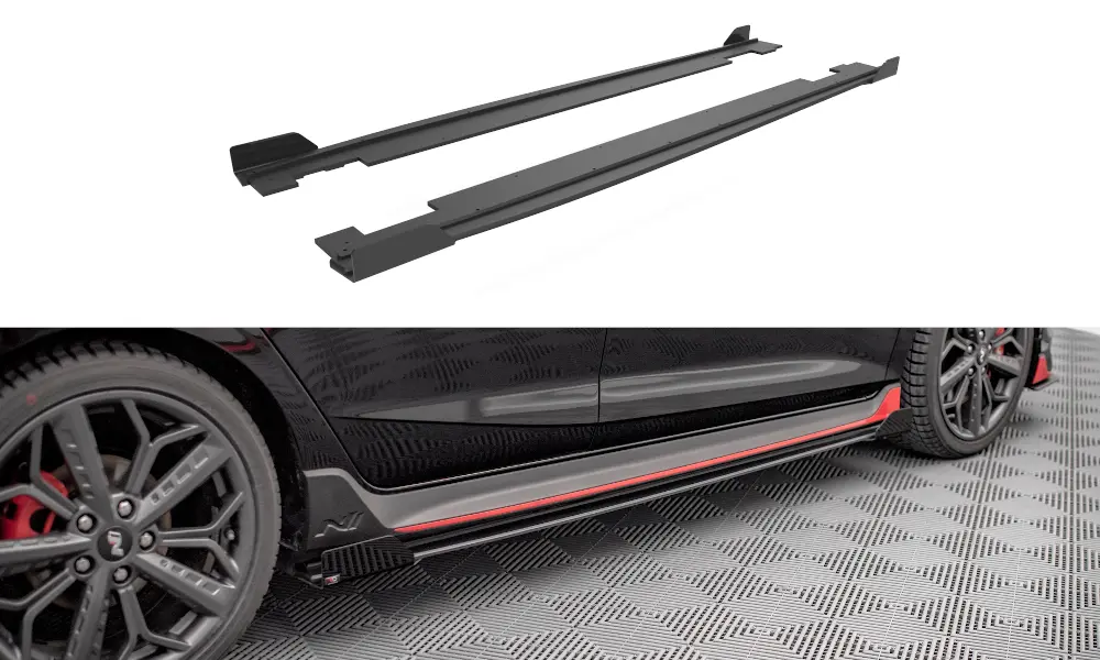 Sideskjørt Street Pro + Sidesplitter Hyundai i20 III N 2020 - 2023 – bilde 3
