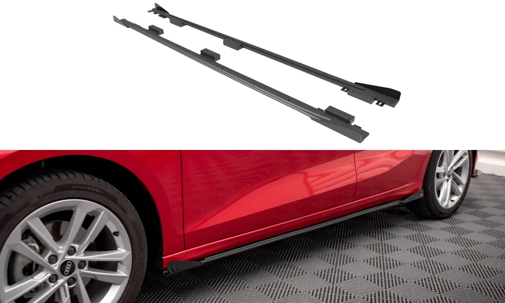 Sideskjørt Street Pro + Sidesplitters Audi A3 8Y 2020 -> – bilde 4