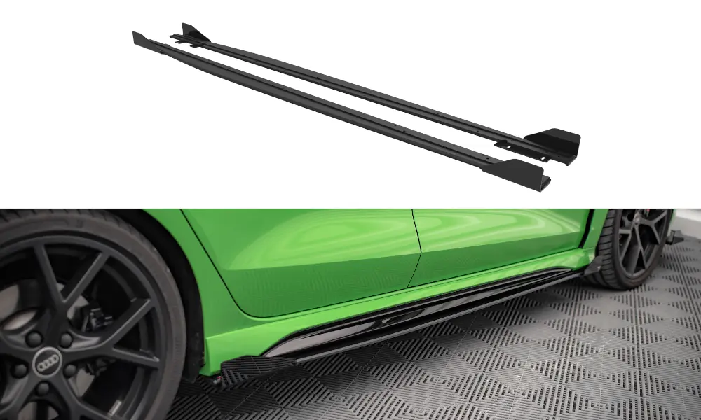 SIDESKJØRT STREET PRO + SIDESPLITTERS AUDI RS3 8Y 2020-> – bilde 4