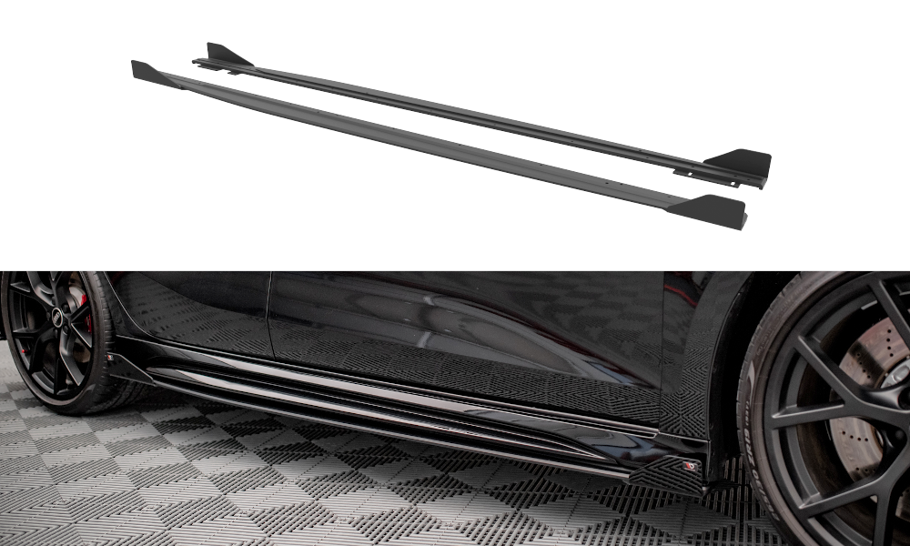 SIDESKJØRT STREET PRO + SIDESPLITTERS AUDI RS3 8Y Sportback 2020-> – bilde 4
