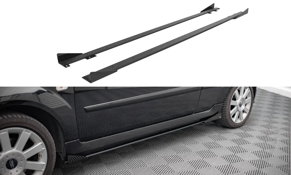 SIDESKJØRT STREET PRO + SIDESPLITTERS Ford Fiesta Mk5 ST 2005 - 2008 – bilde 3