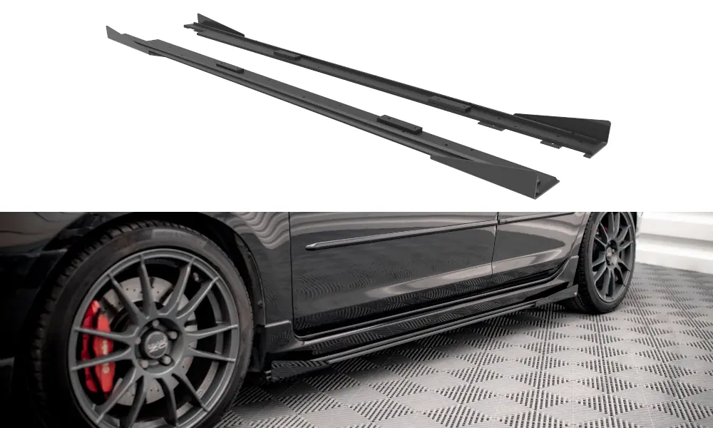 SIDESKJØRT STREET PRO + SIDESPLITTERS Mazda 3 MPS I 2006-2009 – bilde 3