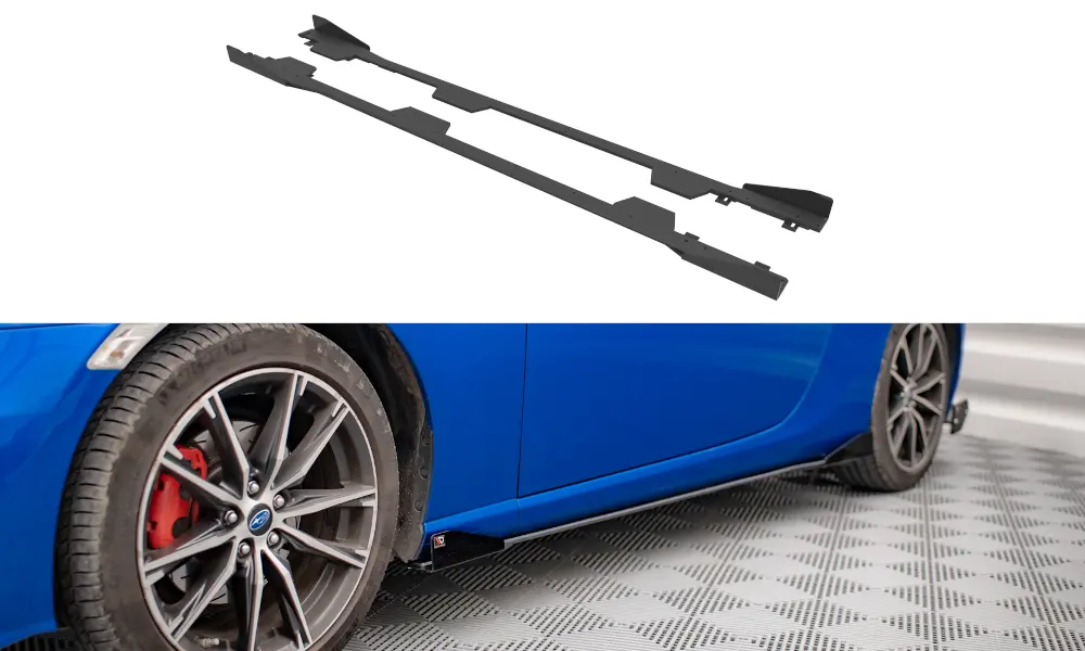 SIDESKJØRT STREET PRO +SIDESPLITTERS Subaru BRZ I 2017-2021 – bilde 3