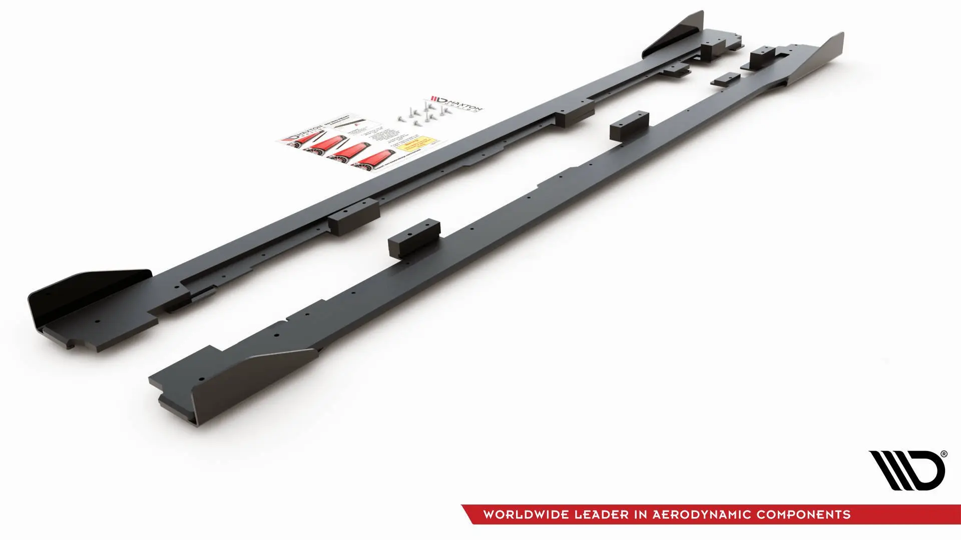 SIDESKJØRT STREET PRO +SIDESPLITTERS VW GOLF GTI MK6 2008-2012 – bilde 7