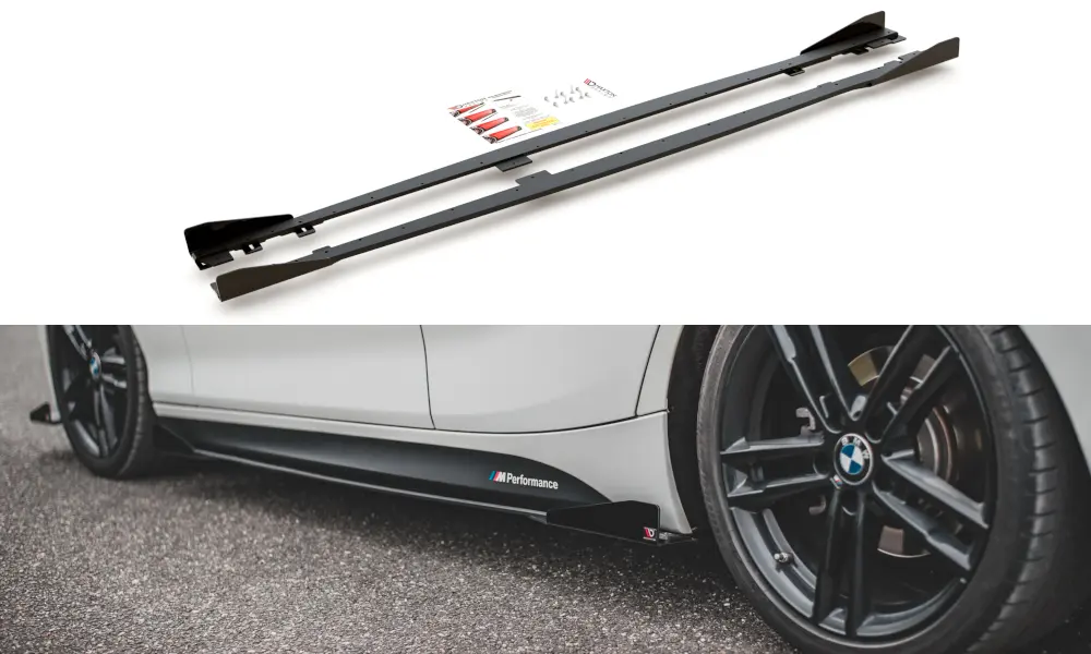 SIDESKJØRT STREET PRO V.2 + SIDESPLITTERS BMW 1 (F20 / F21) 2011 - 2019 – bilde 5
