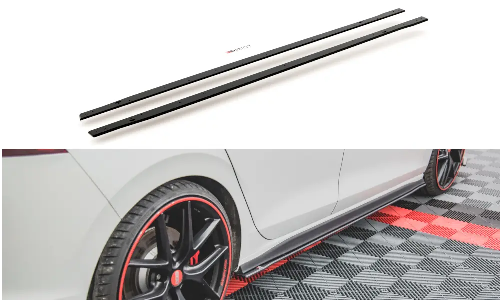 SIDESKJØRT STREET PRO VW GOLF 8 GTI / GTI CLUBSPORT / R-LINE 2020-> – bilde 3