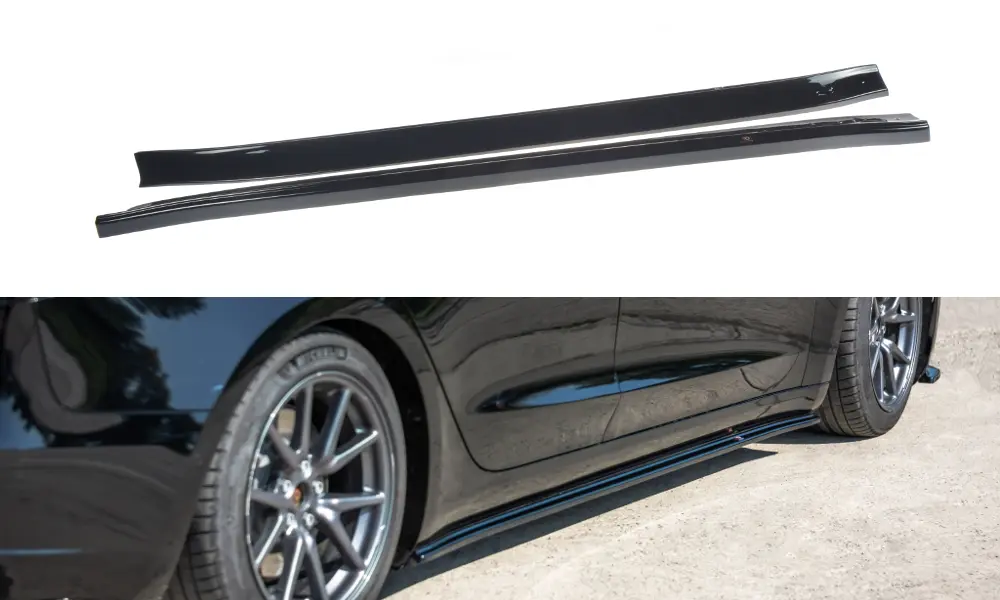 Sideskjørt Tesla Model 3 2017 - 2023 Image 1