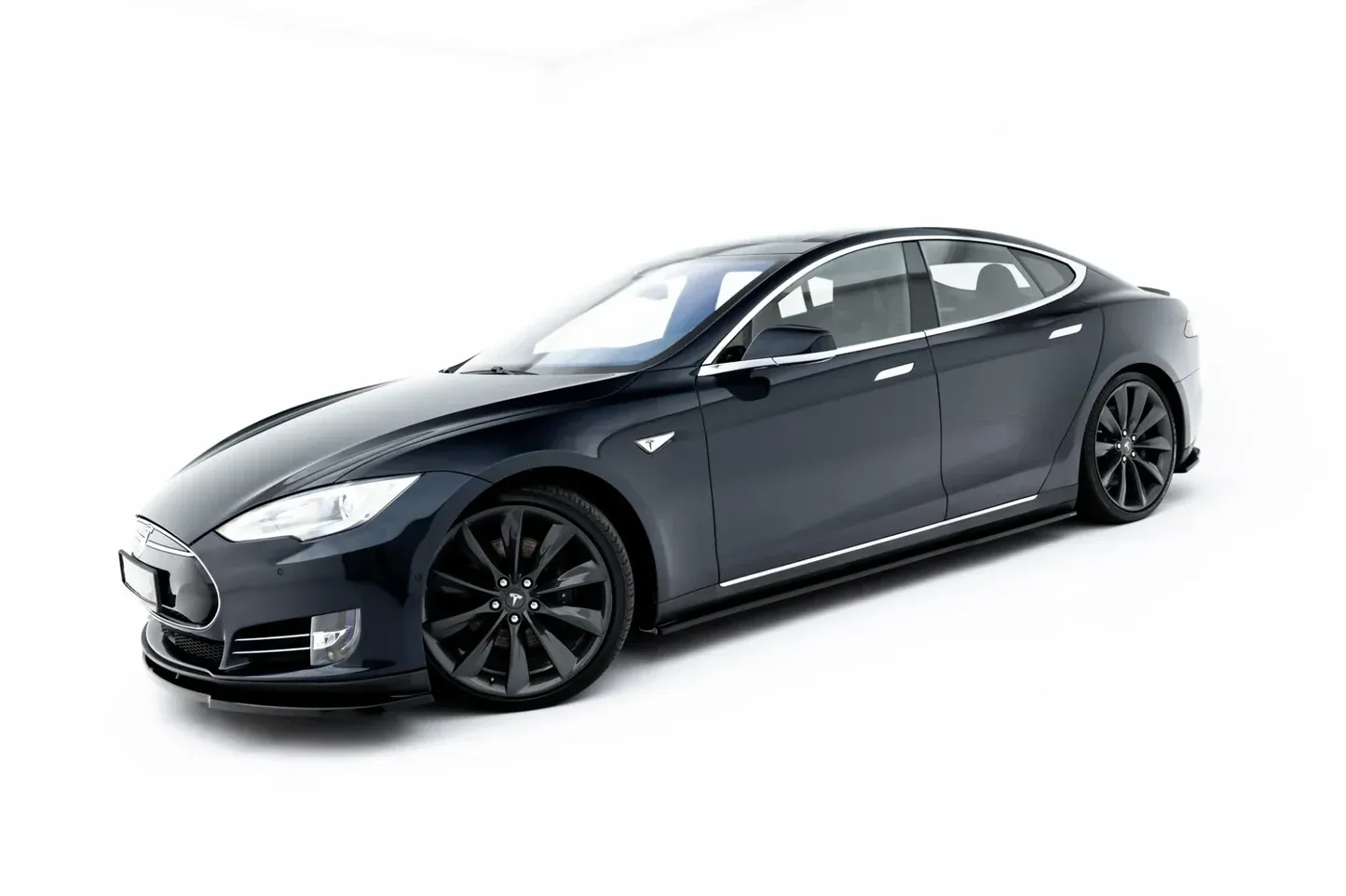 Sideskjørt Tesla Model S I 2012 - 2016 | Glossy Black Edition V2 – bilde 2