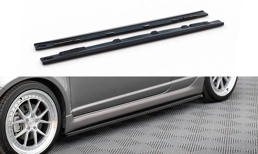 Sideskjørt Toyota Yaris T-Sport Mk1 facelift 2003 - 2006 | Glossy Black Edition – bilde 3