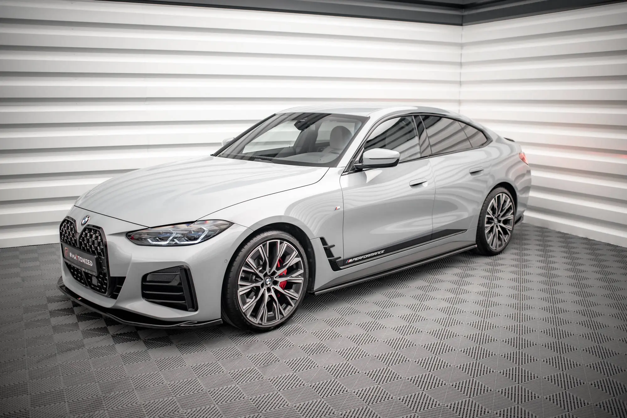 Sideskjørt V.1  BMW 4 M Pack (G22 / G23) 2020-> / BMW i4 (G26) 2021-> – bilde 3