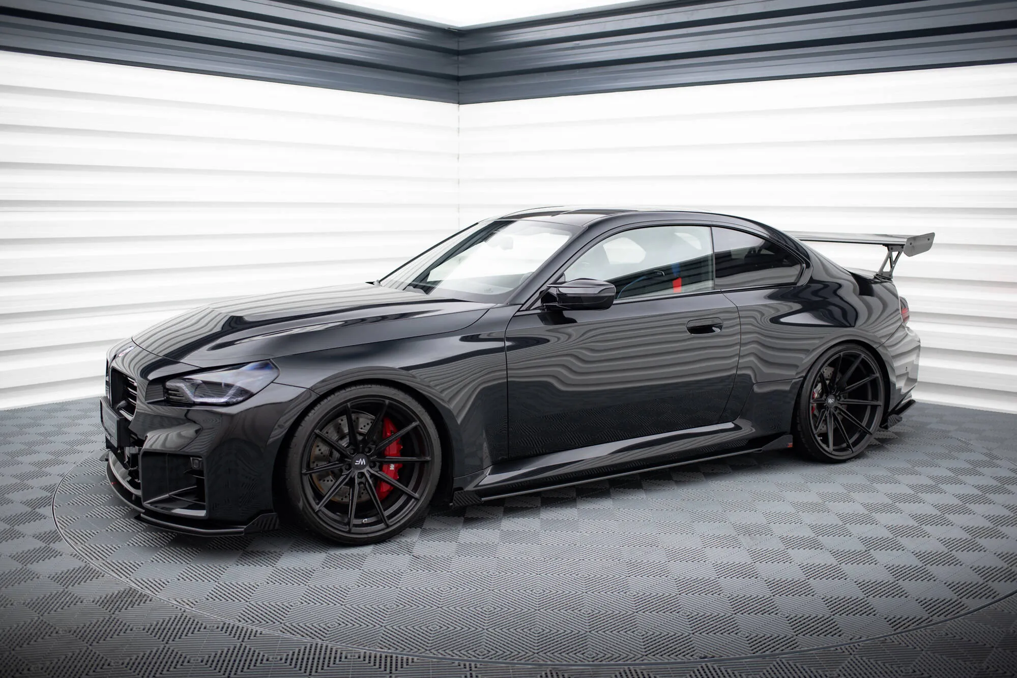 Sideskjørt V.1 + Flopper BMW M2 Coupe (G87) 2023 - > | Street Pro Black Edition – bilde 2