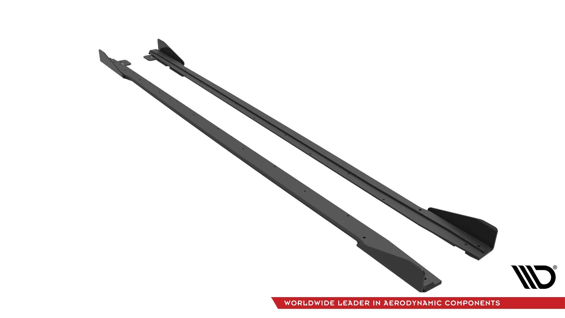 Sideskjørt V.1 + Flopper V.1 Ford Mustang VI GT 2017 - 2023 | Street Pro Black Edition – bilde 4