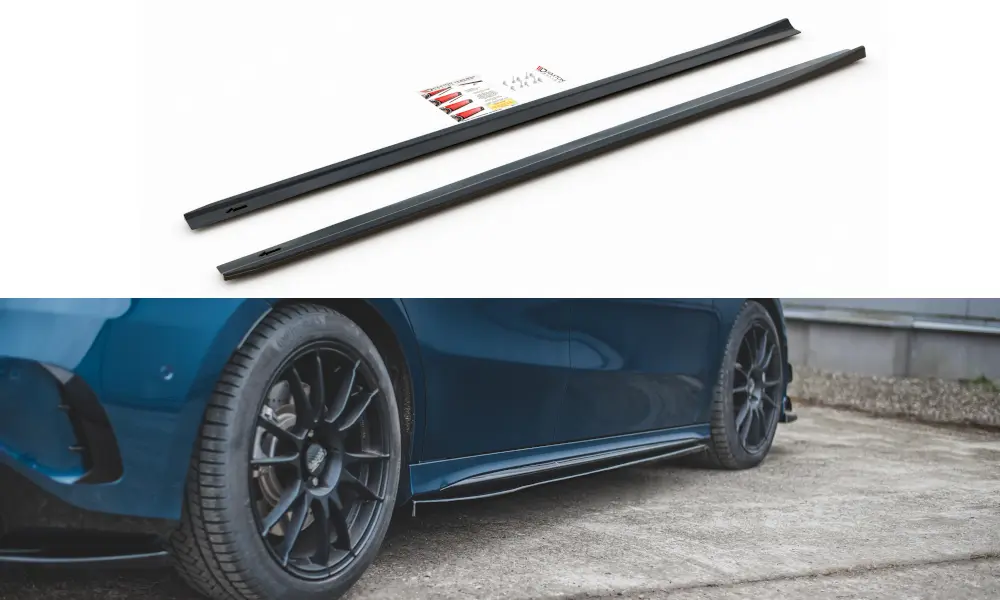 SIDESKJØRT V.1 MERCEDES-BENZ A35 AMG / A AMG-LINE (W177, V177) 2018-> – bilde 3